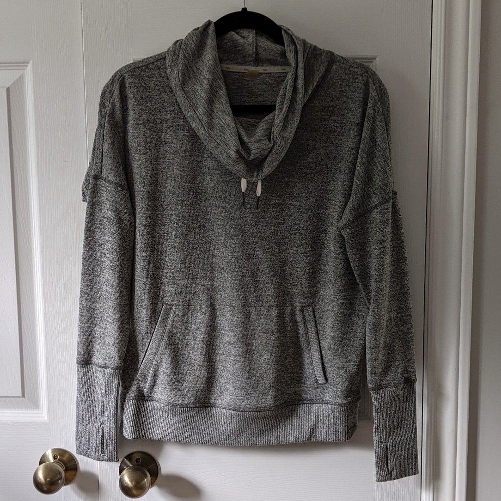 Hyba Sweater with Cowl Neck and Thumb Holes